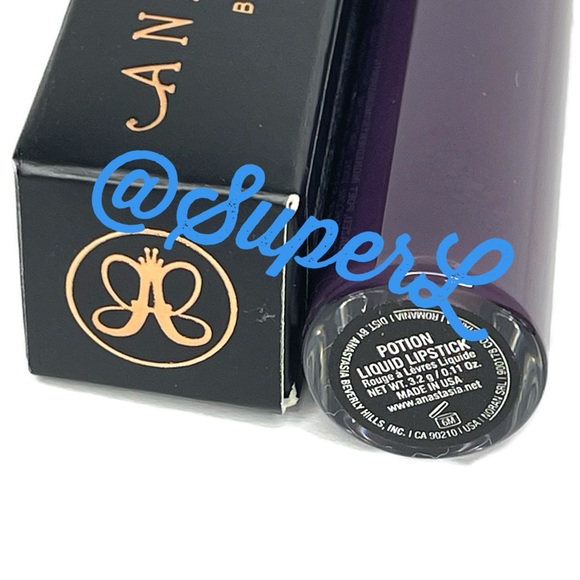 NEW Anastasia Beverly Hills Liquid Lipstick in Potion Deep Purple Burgundy - Picture 5 of 8